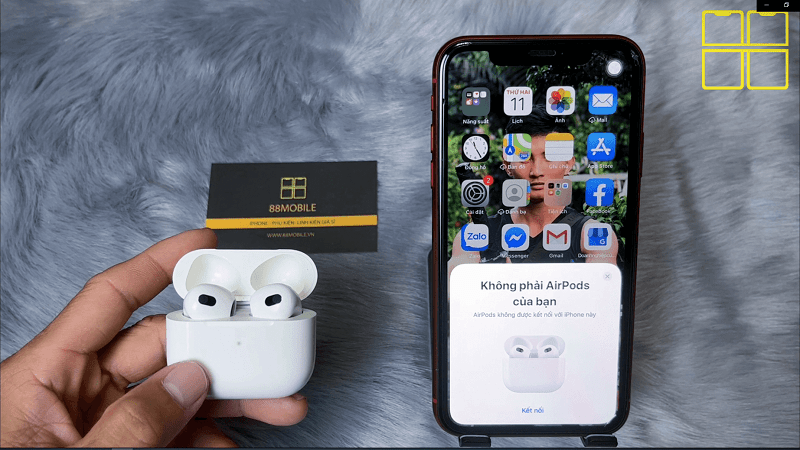 mất tai nghe airpods